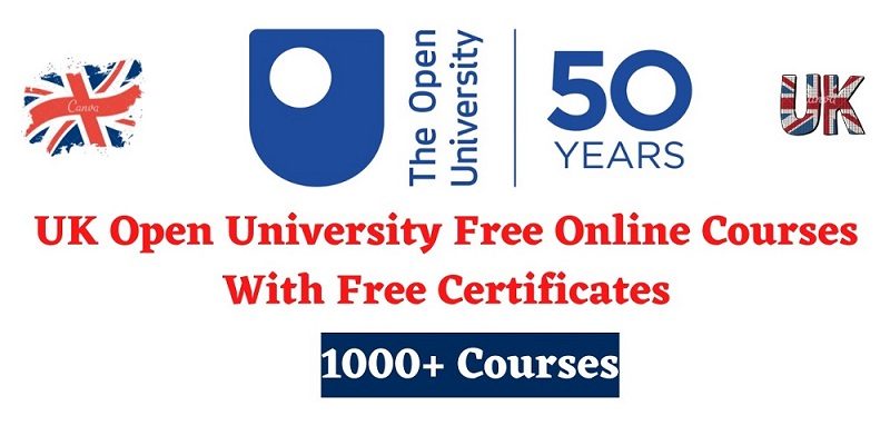 အင်္ဂလန်နိုင်ငံ Open University မှ Free Certificate ပါရယူနိုင်တဲ့ သင်တန်းပေါင်း (၁၀၀၀)