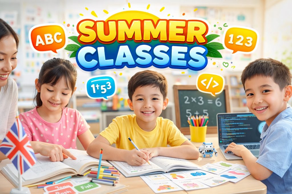 ကလေးတွေအတွက် နွေရာသီမှာ တက်ရောက်နိုင်မယ့် အခမဲ့သင်တန်းများ