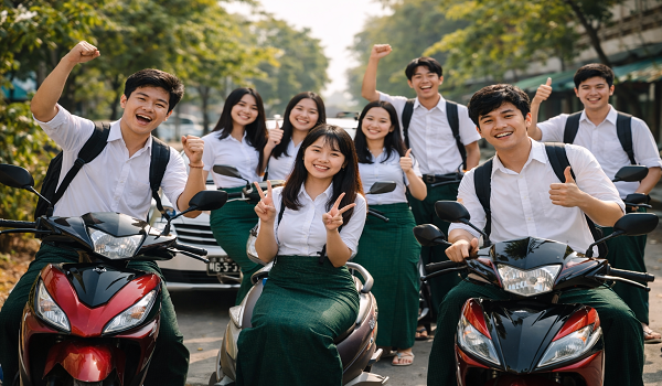 တက္ကသိုလ်၀င်စာမေးပွဲအတွက် ယာဉ်များ စုံ/မ ခွဲထွက်ရန် မလိုအပ်