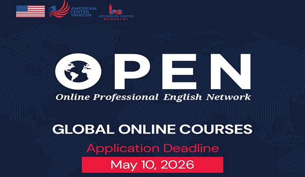 English Teacher တွေအတွက် OPEN ပရိုဂရမ်မှ ဖွင့်လှစ်ထားတဲ့ သင်တန်း (၁၀) ခု