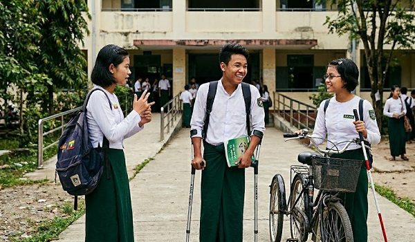 အလယ်တန်းမှ တက္ကသိုလ်အဆင့် မသန်းစွမ်းကျောင်းသားများအတွက် ပေးအပ်မည့် ပညာသင်ဆု