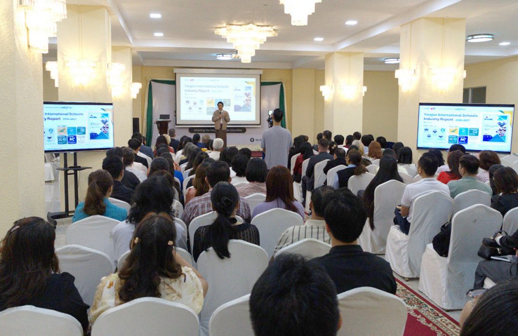 တက်ရောက်သူ (၁၃၀) ကျော် ရှိခဲ့တဲ့ YIS Report 2026-2027 မိတ်ဆက်ပွဲ