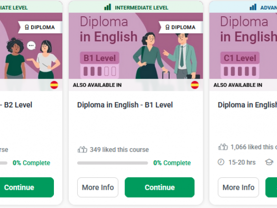 Diploma in English သင်တန်းကို အွန်လိုင်းကနေ အခမဲ့ လေ့လာမယ်