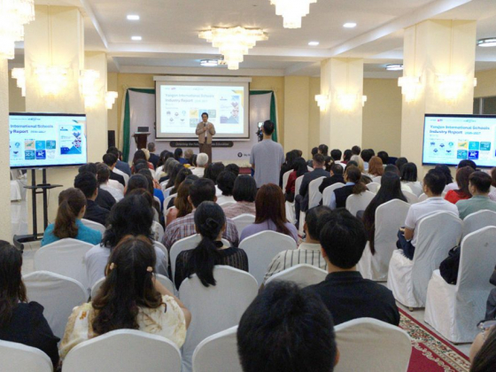 တက်ရောက်သူ (၁၃၀) ကျော် ရှိခဲ့တဲ့ YIS Report 2026-2027 မိတ်ဆက်ပွဲ