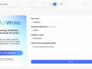 AI ရဲ့ အကူအညီနဲ့ စာရေးခိုင်းလို့ရမယ့် You.com ရဲ့ Feature တစ်ခုဖြစ်တဲ့ You Write