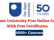 အင်္ဂလန်နိုင်ငံ Open University မှ Free Certificate ပါရယူနိုင်တဲ့ သင်တန်းပေါင်း (၁၀၀၀)