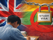 မြန်မာအပါအဝင် နိုင်ငံ (၄) နိုင်ငံအား ကျောင်းသားဗီဇာထုတ်ပေးမှု ယူကေ ရပ်ဆိုင်း